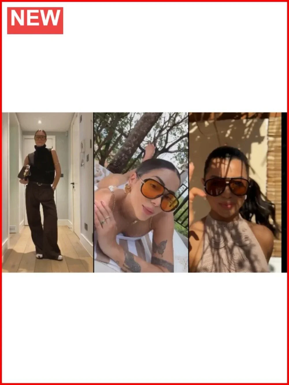 Oversized Aviator Sunglasses Women Men Retro Shield UV400 Non-Polarized Clear